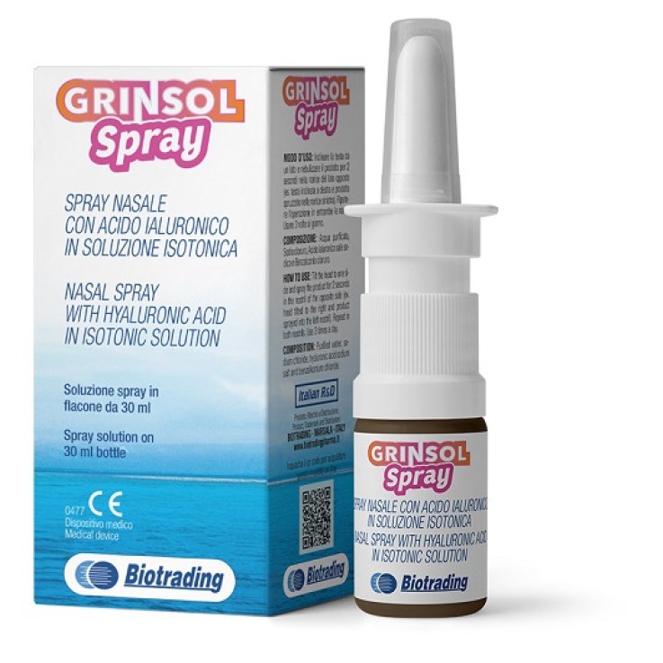 GRINSOL SPRAY NASALE 30ML GRINSOL SPRAY NASALE 30ML