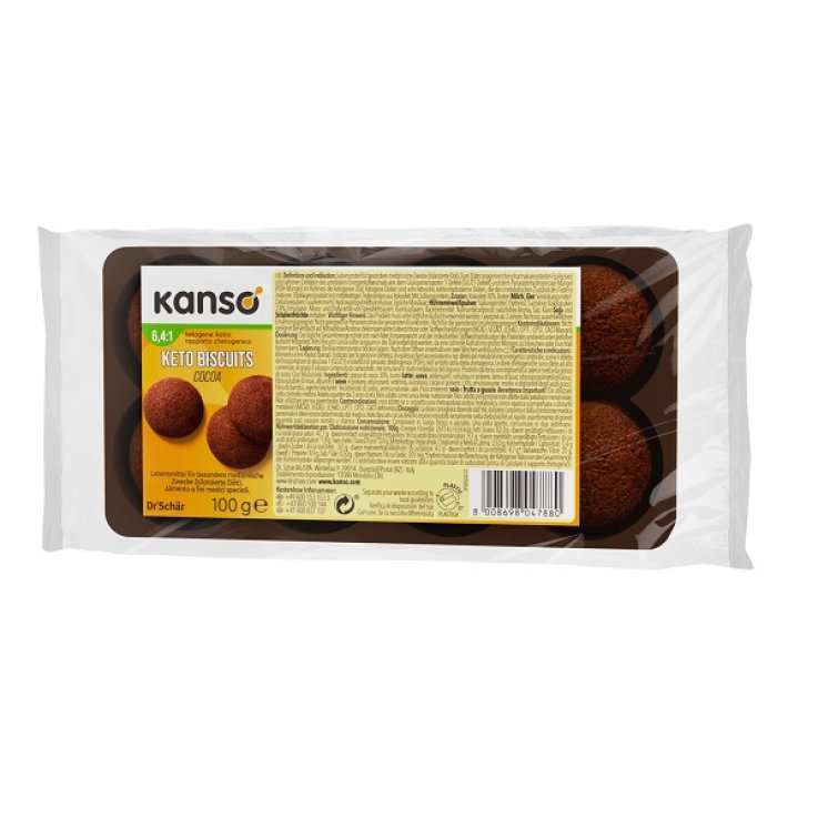 KANSO KETO BISCUITS COCOA 100G KANSO KETO BISCUITS COCOA 100G