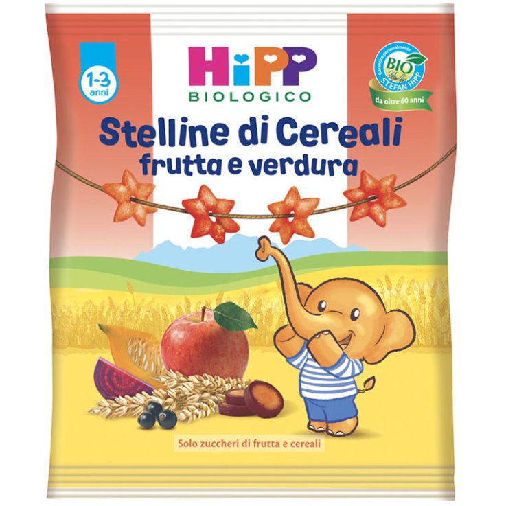 Hipp Bio Stelline Frut/verd30g