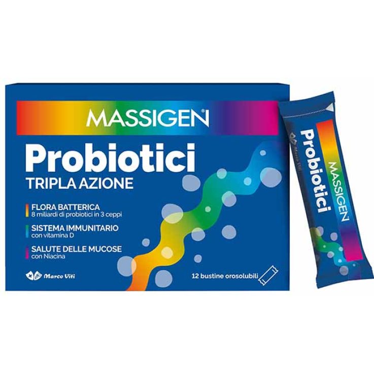 Massigen Probiotici 12stick Pp Massigen Probiotici 12stick Pp