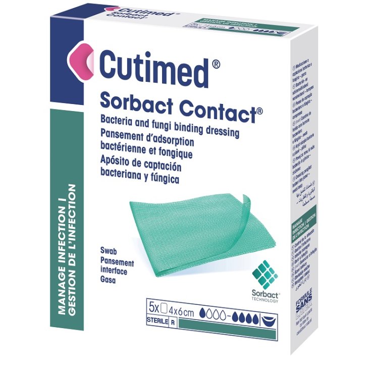 CUTIMED SORBACT CONT 4X6CM 5PZ CUTIMED SORBACT CONT 4X6CM 5PZ