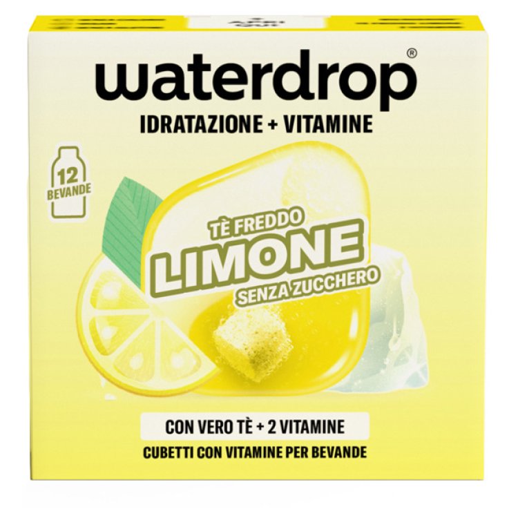 WATERDROP ICE TEA LIMONE 12CUB WATERDROP ICE TEA LIMONE 12CUB
