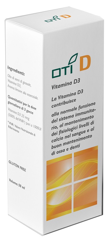 OTI D VITAMINA D3 GOCCE 50ML - Farmadillo