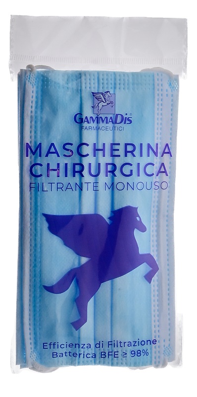 MASCHERINA CHIRURGICA 3 PEZZI GAMMADIS - Farmadillo