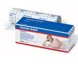 FASCIA AUTOADESIVA IPOALLERGENICA FISSAGGIO CATETERI FIXOMULL STRETCH. SUPPORTO IN POLIESTERE NON TESSUTO BIANCO, MASSA IN POLICARBONATO SENZA RESINE E GOMME NATURALI. 15X200CM - Farmadillo