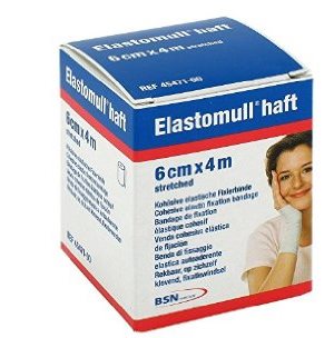 BENDA ELASTICA AUTOADESIVA ELASTOMULL HAFT COMPRESSIONE FORTE 6X400 CM - Farmadillo