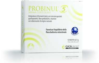 PROBINUL 5 12 BUSTINE 5 G AROMA CIOCCOLATO - Farmadillo