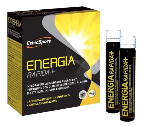 ETHICSPORT ENERGIA RAPIDA+ 10 FLACONCINI 25 ML - Farmadillo
