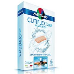 CEROTTO MASTER-AID CUTIFLEXMED STRIP TRASPARENTE IMPERMEABILE SUPPORTO IN POLIURETANO MEDIO 10 PEZZI - Farmadillo