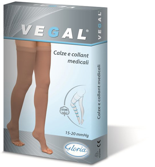 VEGAL CALZA C/COSC BEIGE M 1 PAIO - Farmadillo