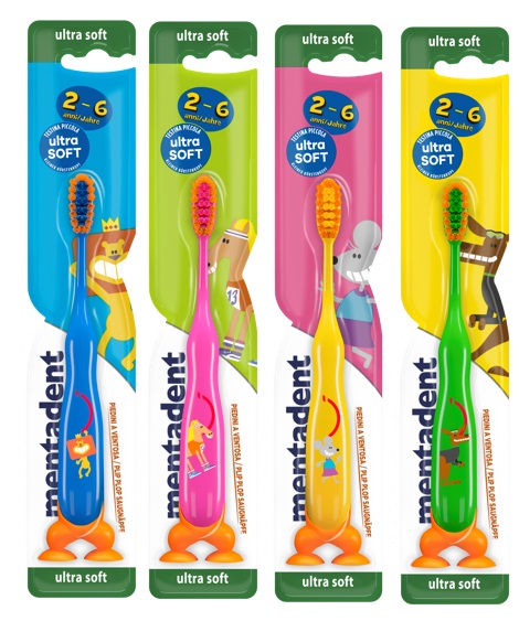 MENTADENT SPAZZOLINO KIDS 2-7 ANNI - Farmadillo