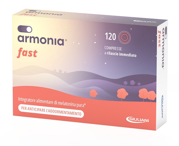 ARMONIA FAST 1 MG MELATONINA 120 COMPRESSE - Farmadillo