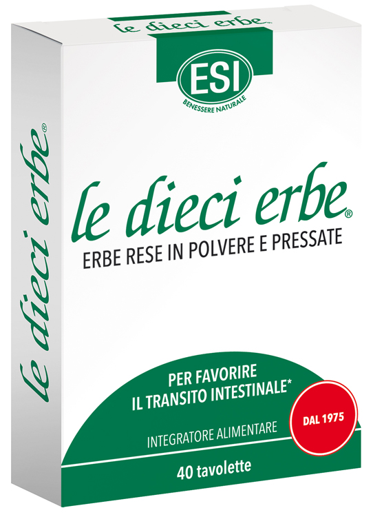 ESI LE DIECI ERBE 40 TAVOLETTE - Farmadillo