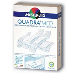 CEROTTO MASTER-AID QUADRA DERMOATTIVO FORMATI ASSORTITI 40 PEZZI - Farmadillo