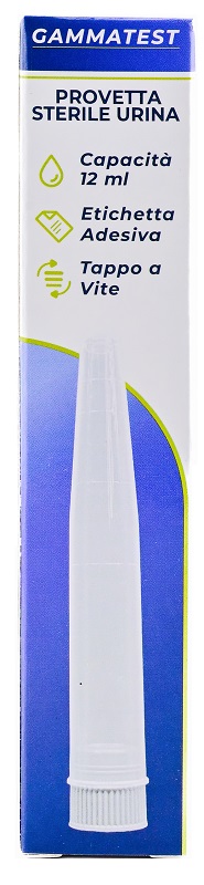 PROVETTA STERILE PER URINA 12ML GAMMADIS - Farmadillo