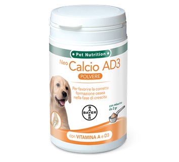 NEO CALCIO AD3 SOLUBILE SVILUPPO POLVERE BARATTOLO 200 G - Farmadillo