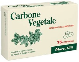 CARBONE VEGETALE 75 COMPRESSE - Farmadillo