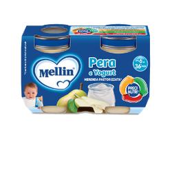 MELLIN MERENDA YOGURT PERA 2X120 G - Farmadillo