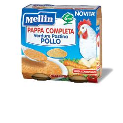 MELLIN PAPPA COMPLETA POLLO 250 G 2 PEZZI - Farmadillo