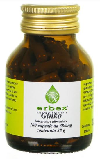 GINKGO BILOBA 100 CAPSULE 380 MG - Farmadillo