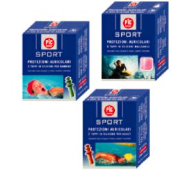TAPPO AURICOLARE IN SILICONE PIC SPORT PER BAMBINI 2 PEZZI - Farmadillo
