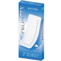 GARZA COMPRESSA PRONTEX SOFT PAD 10X25 CM 2 PEZZI - Farmadillo