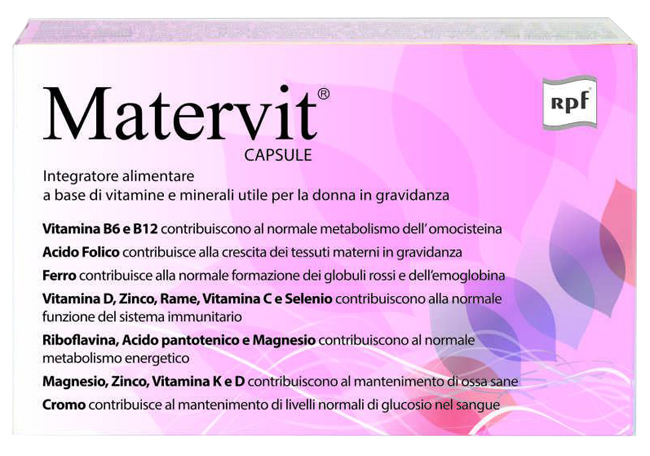 MATERVIT 30 CAPSULE - Farmadillo