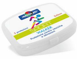 PROTEZIONE TALLONE VESCICHE E ABRASIONI MASTER-AID SPORT WALKER 5X5 5 PEZZI - Farmadillo