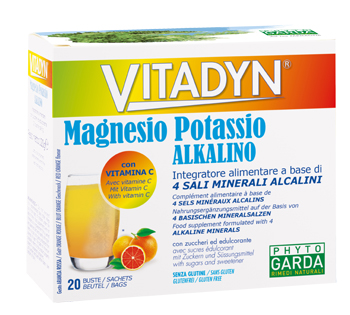 VITADYN MAGNESIO POTASSIO ALKALINO 20 BUSTINE - Farmadillo