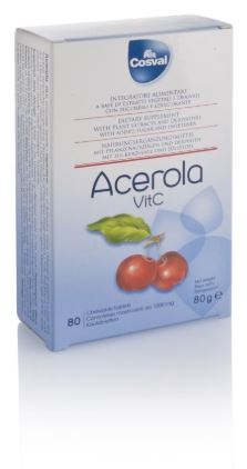ACEROLA VITAMINA C 80 TAVOLETTE - Farmadillo