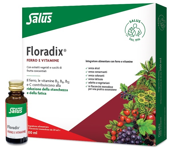 FLORADIX MONODOSE 10 FLACONCINI DA 20 ML - Farmadillo