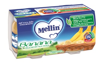 MELLIN OMOGENEIZZATO BANANA 100 G 2 PEZZI - Farmadillo