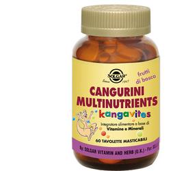 CANGURINI MULTINUTRIENTS FRUTTI BOSCO 60 COMPRESSE - Farmadillo