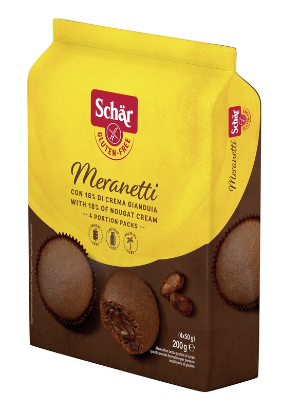 SCHAR MERANETTI CON CREMA GIANDUIA 4 PEZZI DA 50 G - Farmadillo