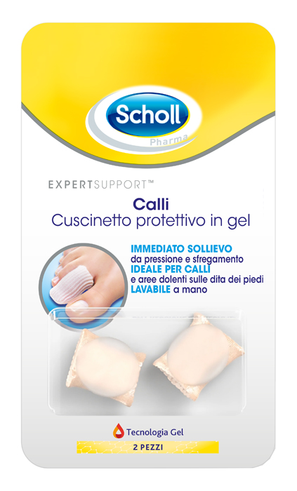 CUSCINETTI PROTETTIVI PER PIEDI CALLI SCHOLL GELACTIV 2 PEZZI - Farmadillo
