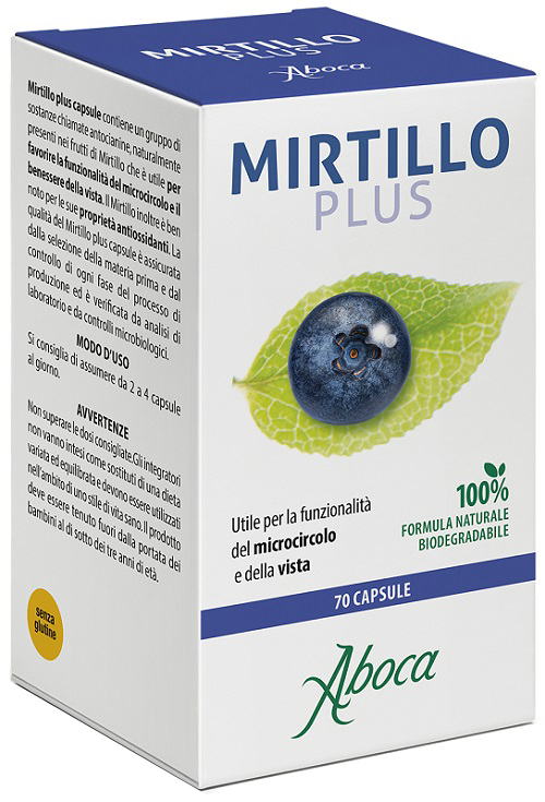 MIRTILLO PLUS 70 CAPSULE - Farmadillo