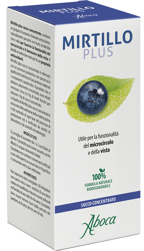 MIRTILLO PLUS SUCCO CONCENTRATO 100 ML - Farmadillo