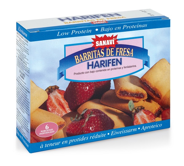 HARIFEN SNACK FRAGOLA 125 G - Farmadillo