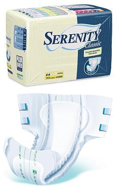 PANNOLONE PER INCONTINENZA A MUTANDINA SERENITY CLASSIC FORMATO SUPER TAGLIA LARGE 30 PEZZI - Farmadillo