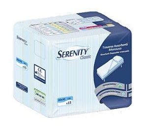 TRAVERSA SALVAMATERASSO PER INCONTINENZA SERENITY CLASSIC RIMBOCCABILE MISURA 80X180CM 30 PEZZI - Farmadillo
