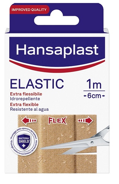CEROTTO IN STRISCIA HANSAPLAST ELASTIC EXTRA FLESSIBILE 6 CM LUNGHEZZA 1 M 10 PEZZI - Farmadillo