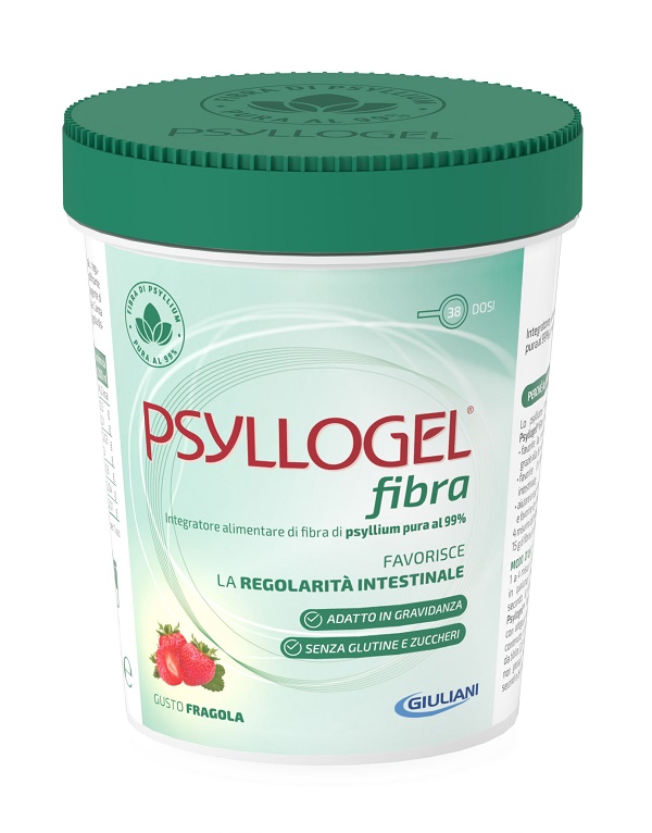 PSYLLOGEL FIBRA FRAGOLA VASO 170 G - Farmadillo