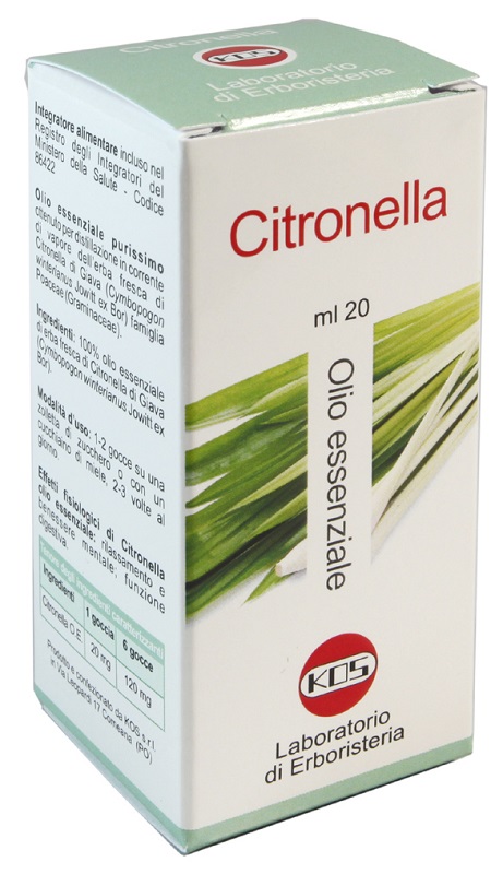 CITRONELLA OLIO ESSENZIALE 20 ML - Farmadillo
