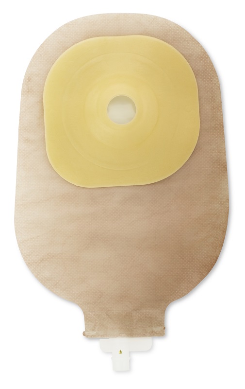 SACCA UROSTOMIA CONVESSA BARRIERA PROTETTIVA AUTOPORTANTE TRASPARENTE 25MM MIDI 350ML TNT IDROREPELLENTE 10 PEZZI+1 ADATTATORE+10 TAPPINI ESTERNI DI SICUREZZA - Farmadillo