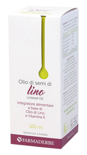 OLIO ALIMENTARE LINO SEMI 100 ML - Farmadillo
