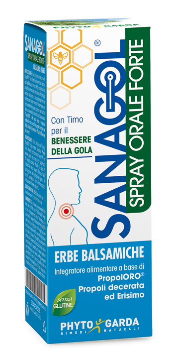 SANAGOL SPRAY FORTE ERBE BALSAMICHE 20 ML - Farmadillo