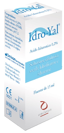 IDRO-YAL SOLUZIONE OFTALMICA LUBRIFICANTE IDRATANTE ACITO IALURONICO 0,2% 15 ML - Farmadillo