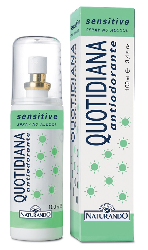 QUOTIDIANA ANTIODORANTE SPRAY SENSITIVE 100 ML - Farmadillo