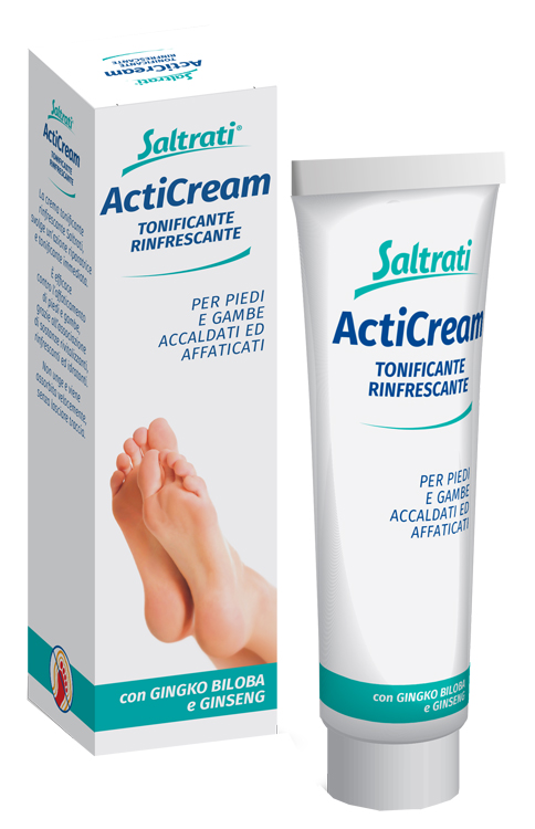 SALTRATI ACTICREAM TONIFICANTE RINFRESCANTE PER PIEDI E GAMBE 100 ML - Farmadillo