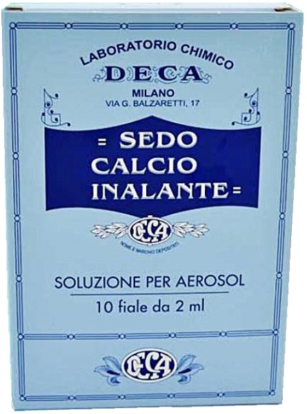 SEDO CALCIO INALANTE SOLUZIONE AEROSOL 10 FIALE 2 ML - Farmadillo